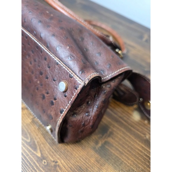 Claudia Firenze Brown Leather Handbag /Shoulder Bag Purse Italy - Picture 14 of 16